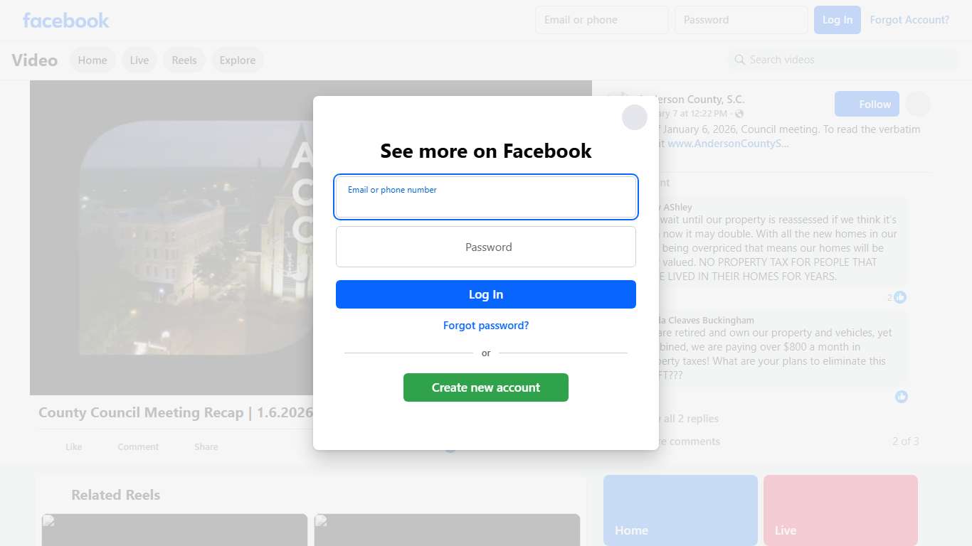 Summary of January 6, 2026, Council meeting. To read the verbatim minutes, visit www.AndersonCountySC.org/County-Council. • Approval on third reading of Ordinance #025-063 that requires the planning department to notify members of County Council when applications of any major change or commercial developments within their district are submitted. • Approval on second reading of Ordinance # 2025-058, the Anderson County Comprehensive Plan which includes the following elements: population, housing,
